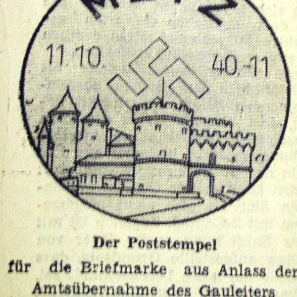 1940 GERMANISIERUNG UND NAZIFIZIERUNG VON ELSASS UND MOSELLE